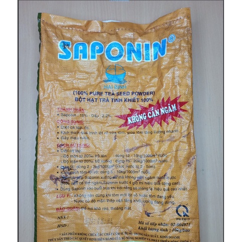 Diệt cá tạp Saponin. Sản phẩm chuyên dùng trong thủy sản. Gói 1kg