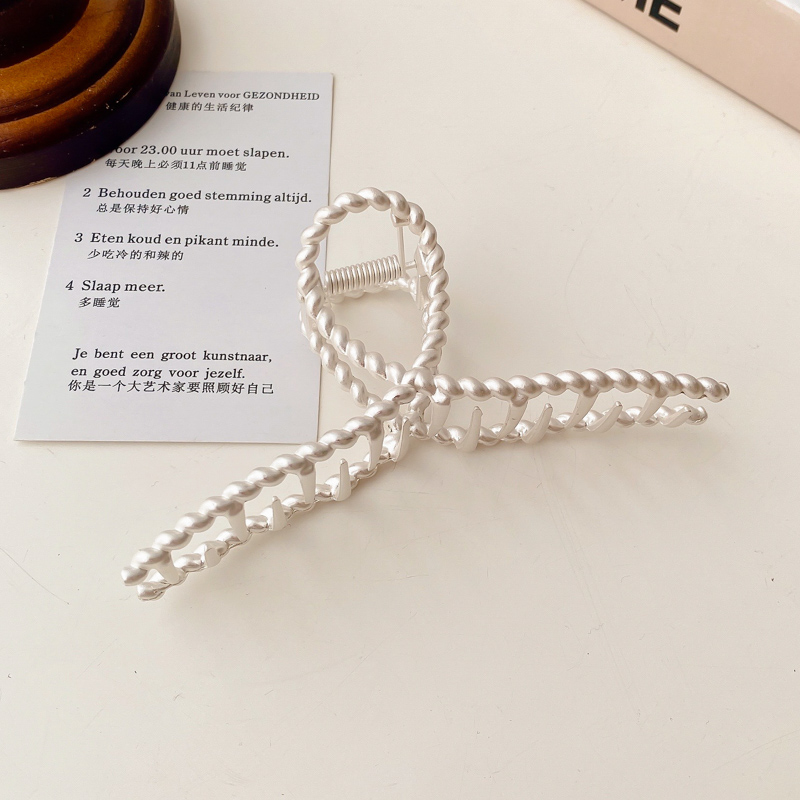 Metal hair clip elegant temperament Korea elegant large catch clip hair accessory