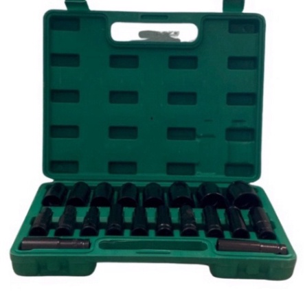 Bộ Khẩu dài 20 Món Dùng Cho Máy Siết Bulong 8mm-32mm - Hàng Cao Cấp Chống Han Rỉ Chống Vỡ