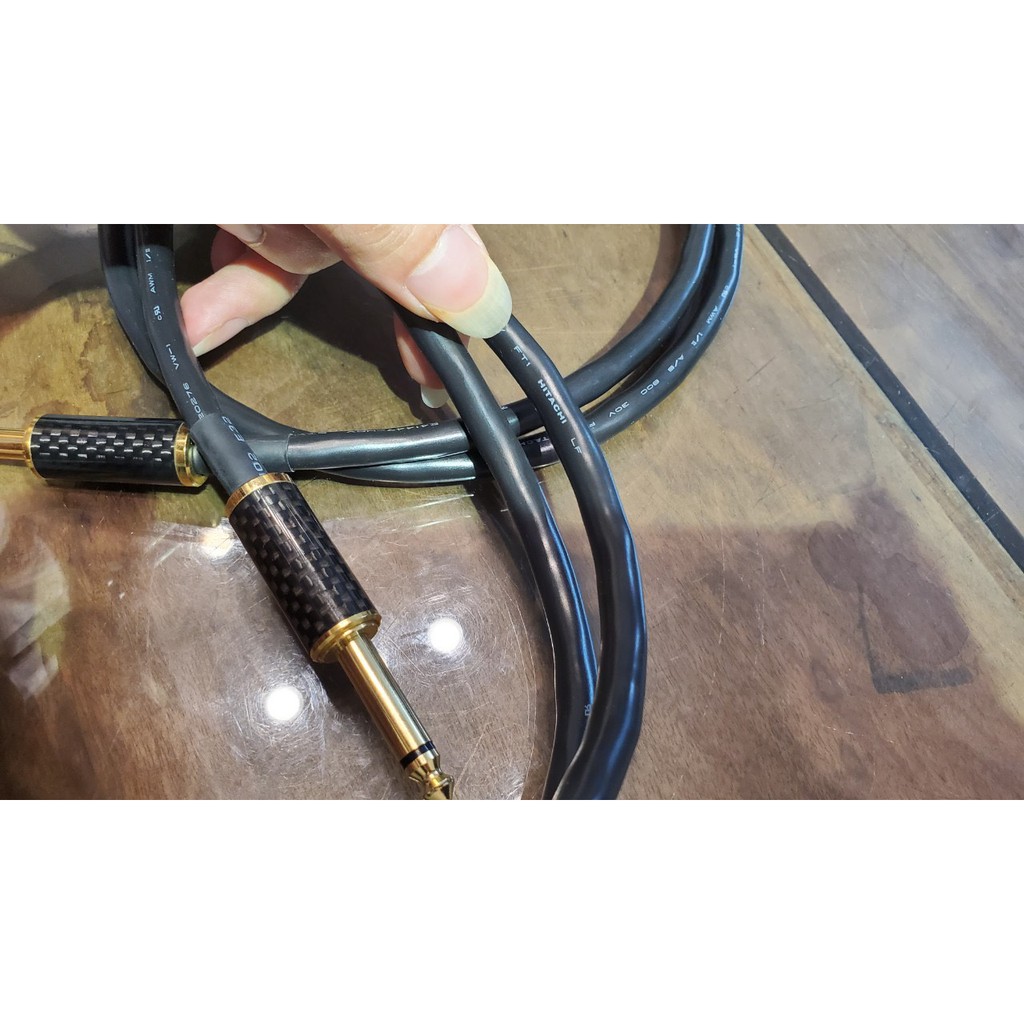 Dây Micro Hitachi Nhật bãi Đồng Mạ Bạc Siêu Dẫn Jack Cacbon Cao Cấp Âm Thanh Trung Thực Lời Ca Nhẹ Nhàng
