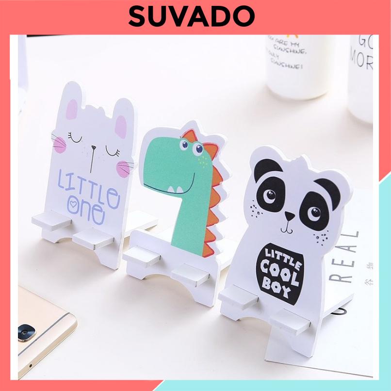 Giá Đỡ Điện Thoại Bằng Gỗ Decor Trang Trí Bàn Học, Bàn Làm Việc Xem Phim Hình Thú Đáng Yêu mẫu 1 SUVADO