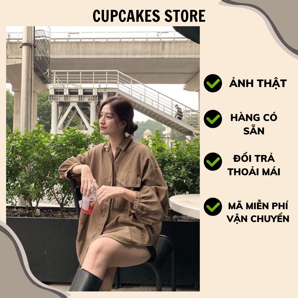 Sơ mi bo tay dáng dài đuôi tôm kiểu dáng hàn quốc