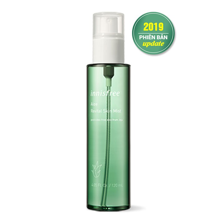 Hàn Quốc Chính Hãng - Xịt Khoáng Cấp Ẩm từ Lô Hội Innisfree Aloe Revital Mist 120ml 