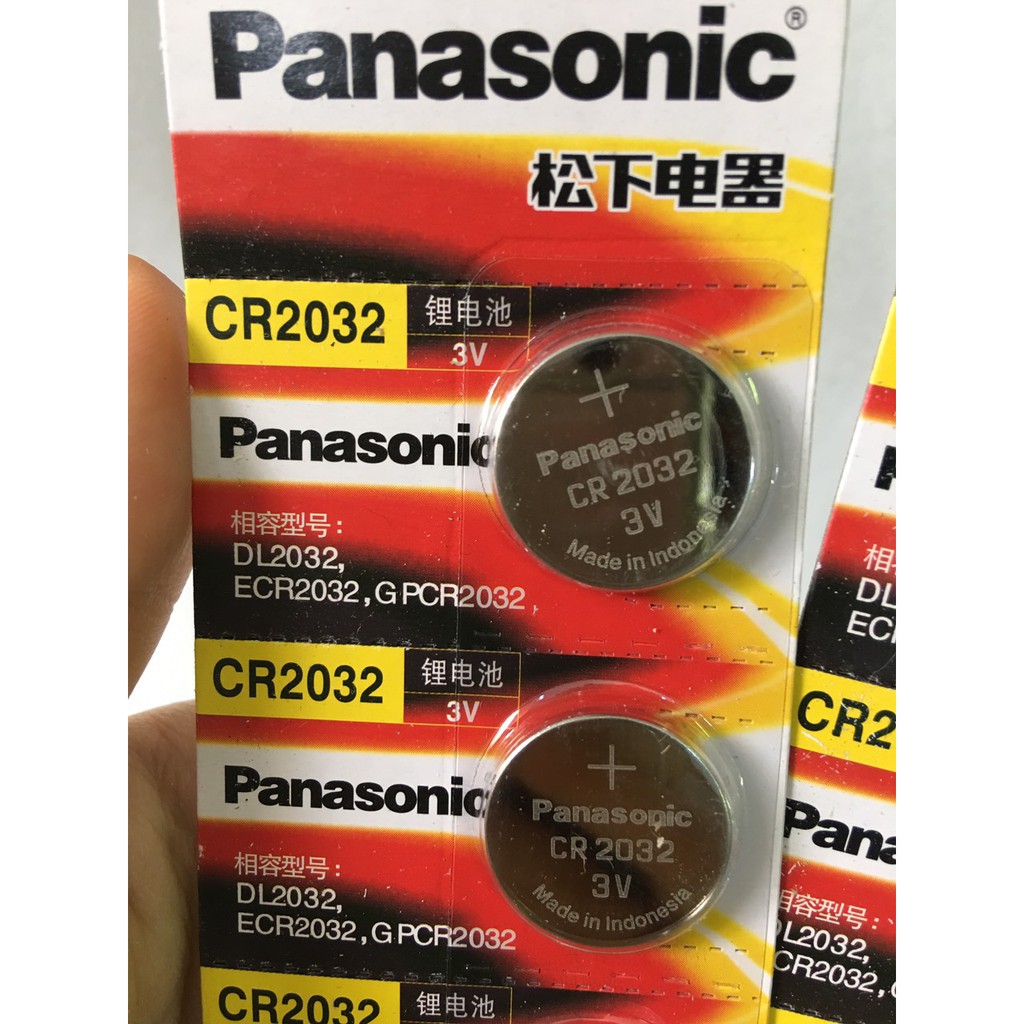 Pin Cúc Áo Panasonic CR2032 - CR2025 - CR2016 - CR1632 - CR1620 - CR1616 - CR1220 - CR2450 3V Lithium