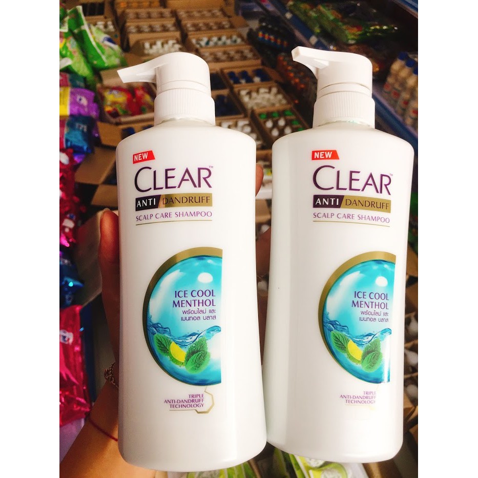 Dầu gội Clear thiên nhiên trị gàu và ngăn gàu 480gr