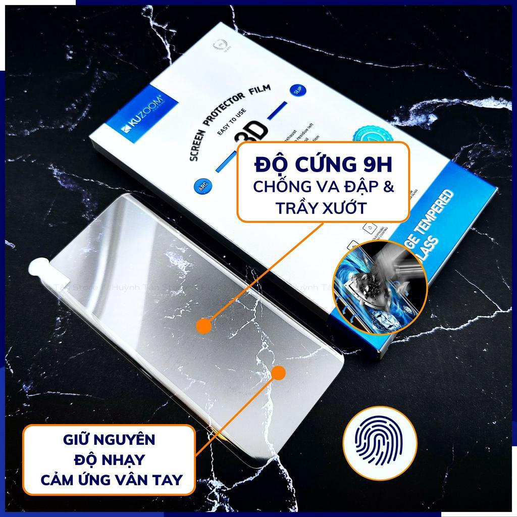 Cường lực xiaomi mi 13 lite mi civi 2 UV trong suốt keo lỏng chính hãng kuzoom chống va đập vân tay nhạy huỳnh tân store
