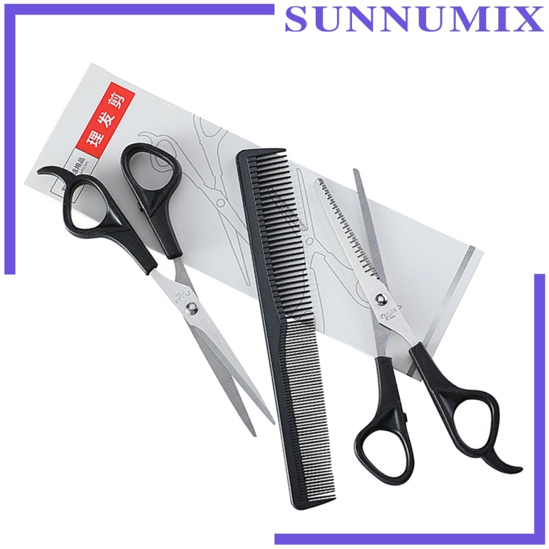 Kéo Cắt Tóc Kèm Lược Chuyên Dụng Cho Salon Làm Tóc