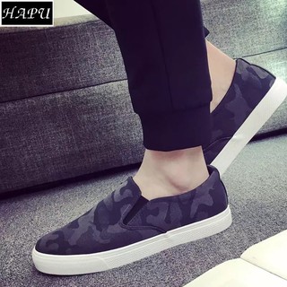 Giày lười nam thời trang họa tiết chất HAPU