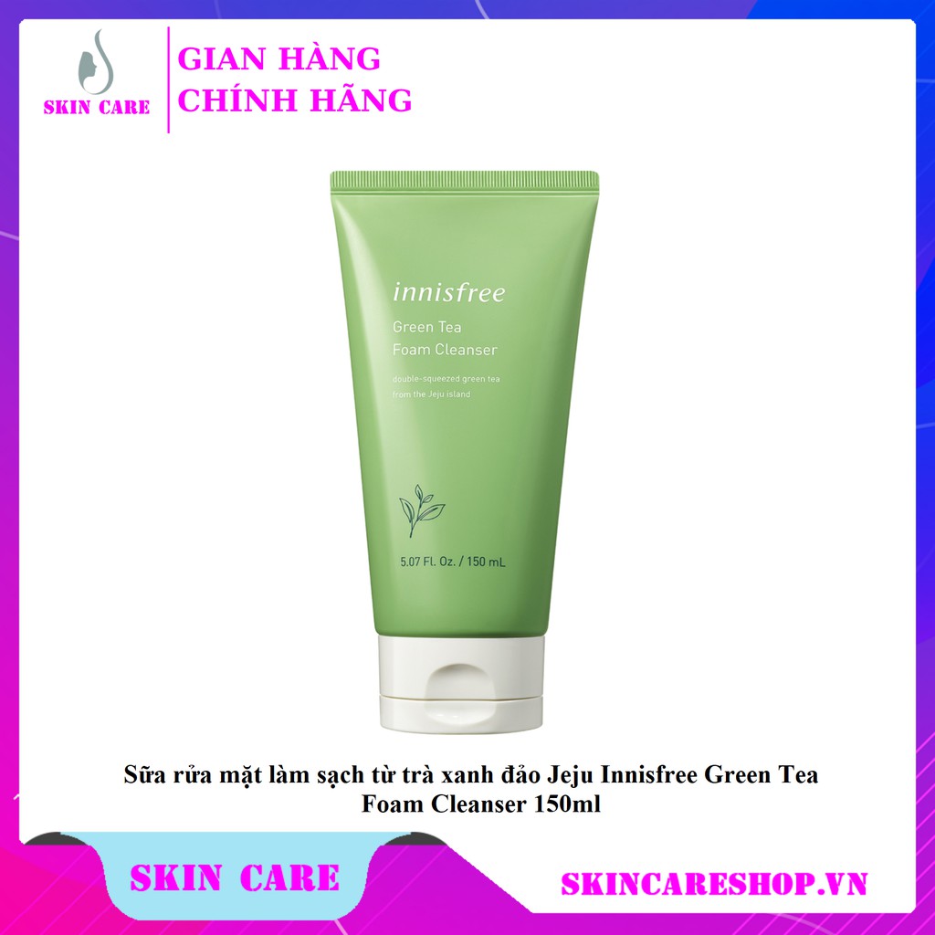 Sữa Rửa Mặt Innisfree Green Tea Foam Cleanser 150ml