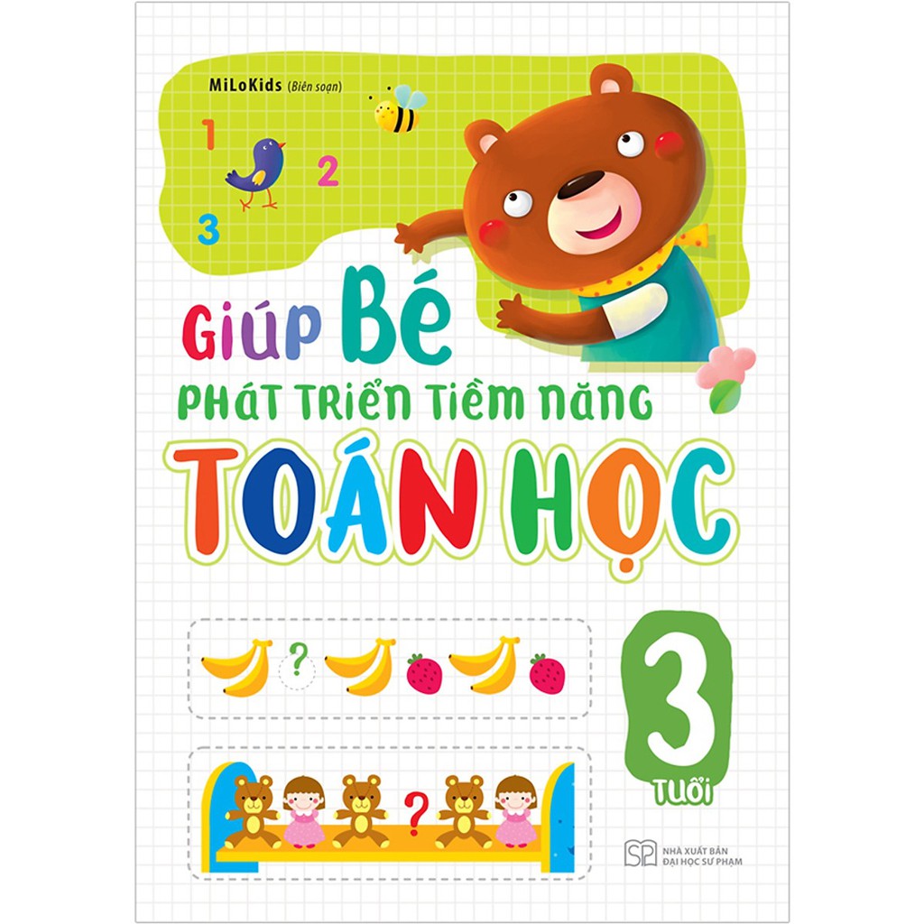 Sách - giúp bé phát triển tiềm năng toán học 3 tuổi