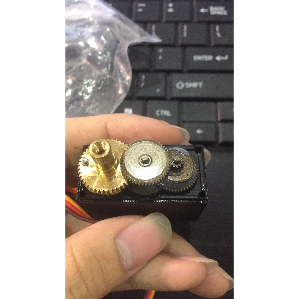 Động cơ RC Servo Metal Gear MG996R bán răng kim loại thép MG996 R MG995 siêu khỏe, siêu bền bằng đồng cho xe điều khiển