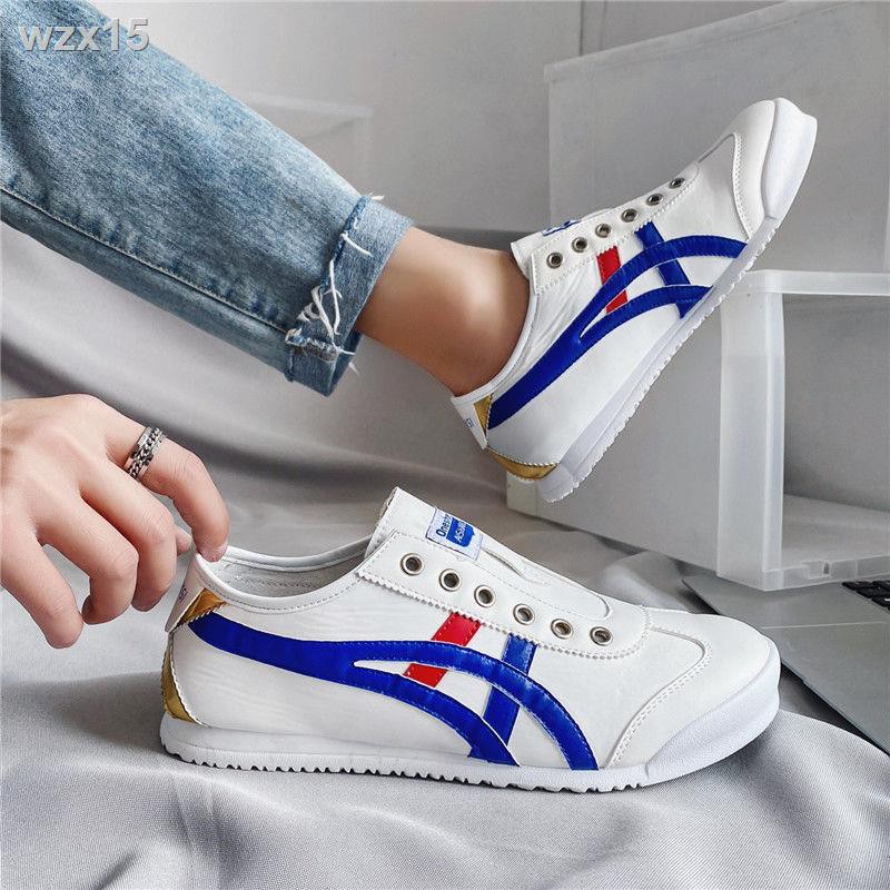 Shoes nam 2021 new summer lười một foot giày canvas thể thao trắng giản dị Forrest Gump