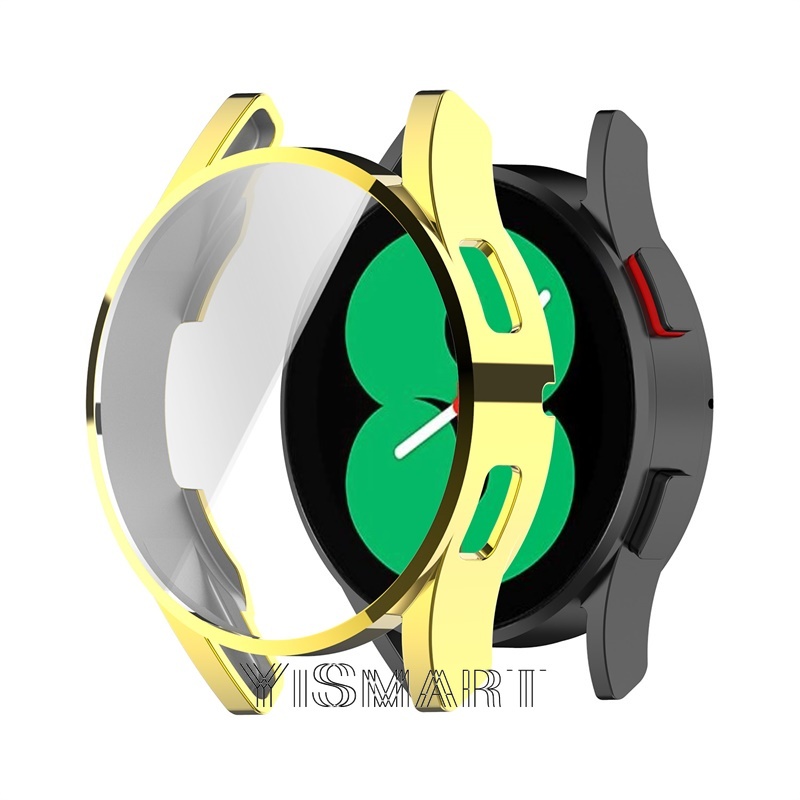 Bảo Vệ Khung Viền Tpu Mềm Mạ Điện Bảo Vệ Màn Hình Cho Samsung Galaxy Watch 4 44mm 40mm