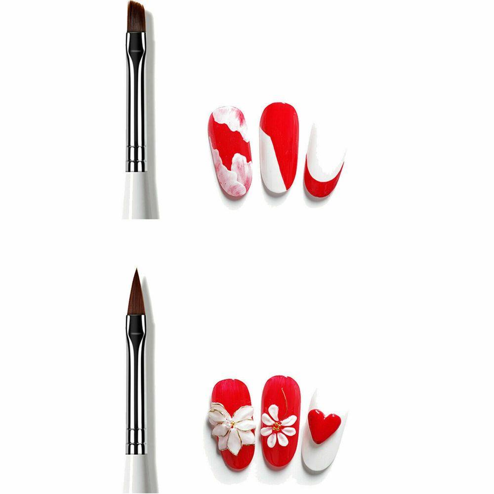 Set 8 Cọ Vẽ Móng Nghệ Thuật DIY Tiện Lợi