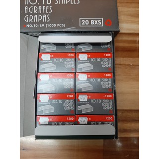 HỘP 20 HỘP KIM BẤM SỐ 10 SDI