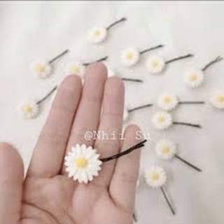 Kẹp ghim hoa cúc họa mi