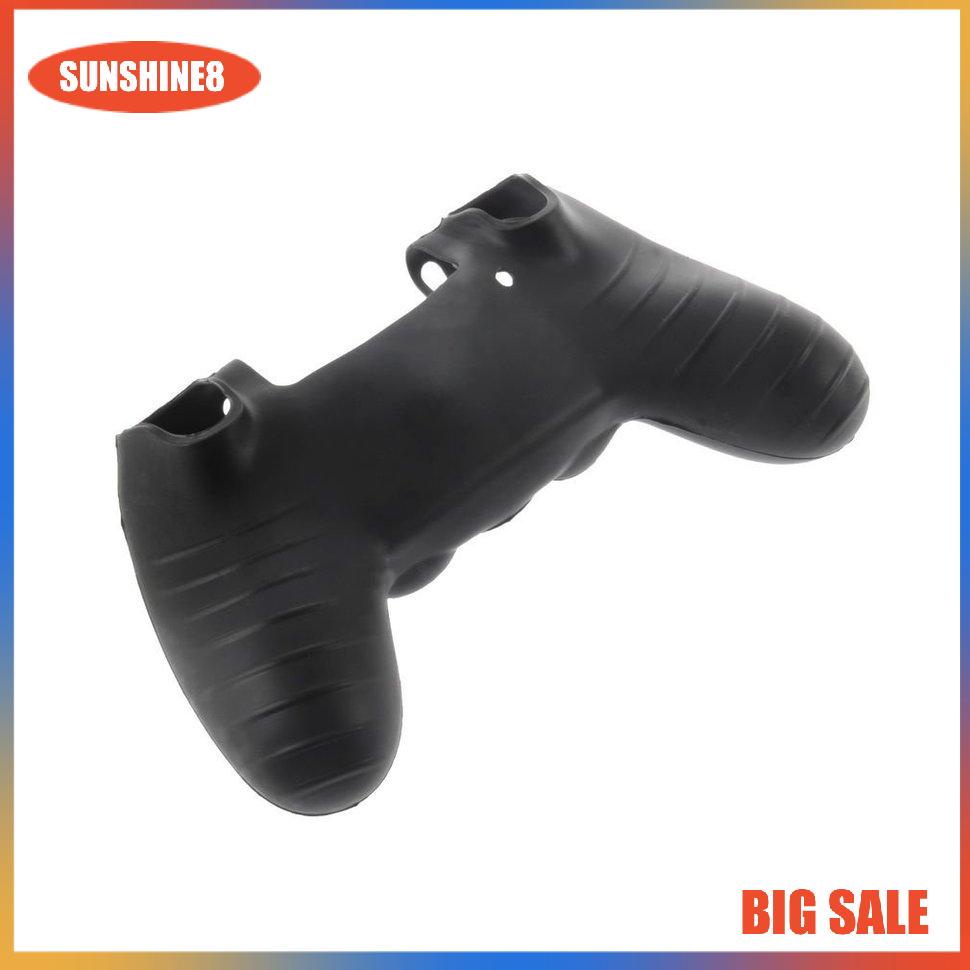 【SUN】Silicone Rubber Case Skin Cover For PS4 Controller Grip Handle Console