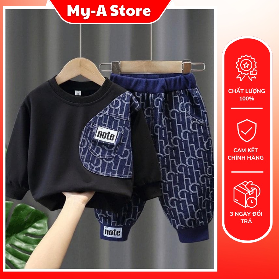 Đồ thu đông trẻ em trai gái họa tiết đủ size 7-32kg,phong cách hàn quốc,chất vải thun hàn,co giãn,dầy mịn
