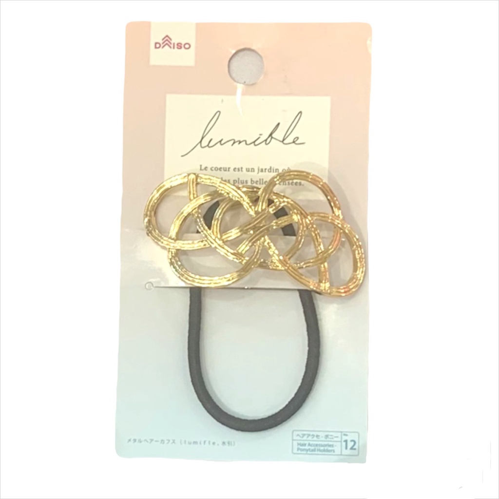 Daiso Cột Tóc Kim Loại Mizuhiki