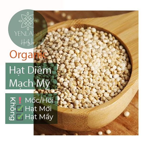 Hạt Diêm Mạch Quinoa Trắng Mỹ 250gr-500gr Yenlanhnatural