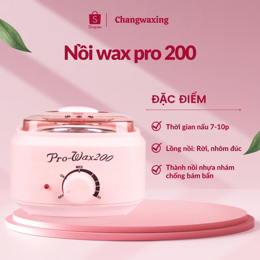 COMBO WAX LÔNG KÈM NỒI WAX PRO 200 SIÊU TIẾT KIỆM