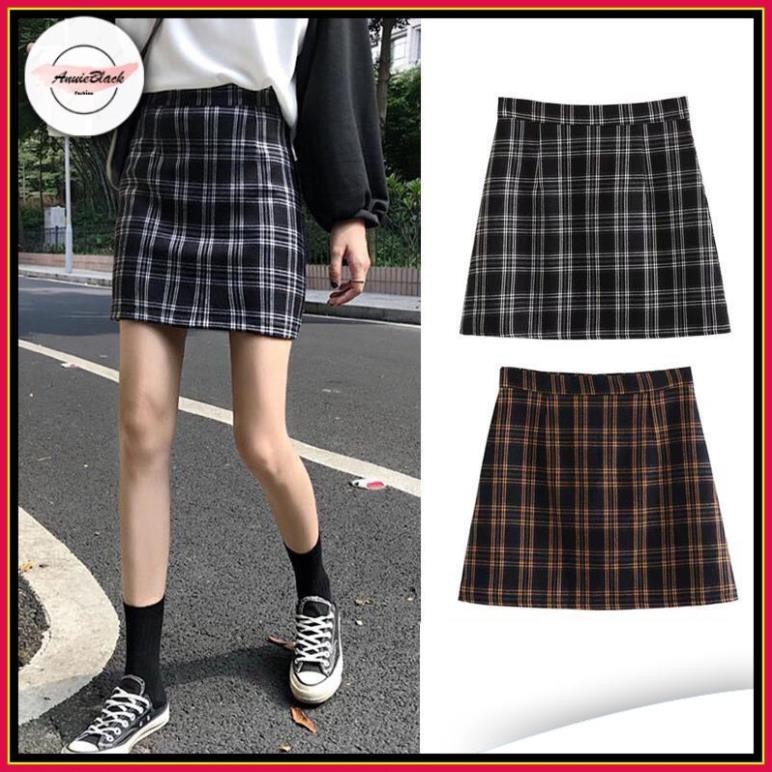 [Mã  ANUI20 hoàn 20k xu đơn 0đ] Chân Váy Chữ A Kẻ Caro 🦋 Chân Váy Nữ Dáng Ngắn Kẻ Ô 2 Màu 🦋 AB | BigBuy360 - bigbuy360.vn