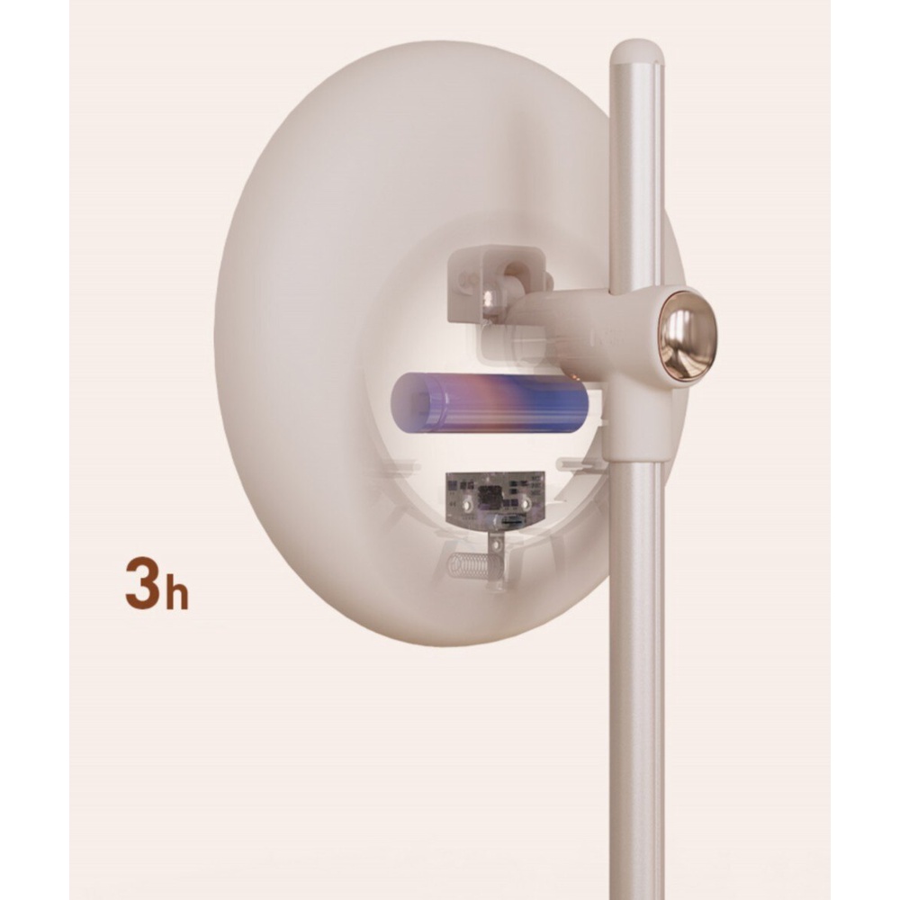 Gương trang điểm UARELIFFE với đèn led có thể điều chỉnh 2 cấp độ có khay đựng tiện dụng