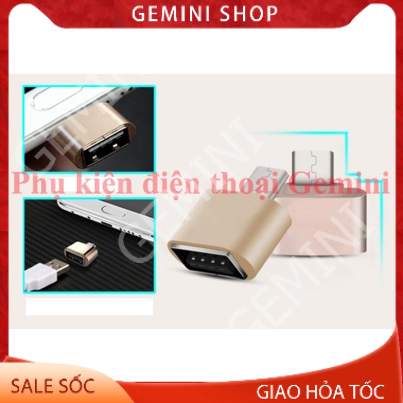 Cáp OTG kết nối, mở rộng bộ nhớ điện thoại với USB...