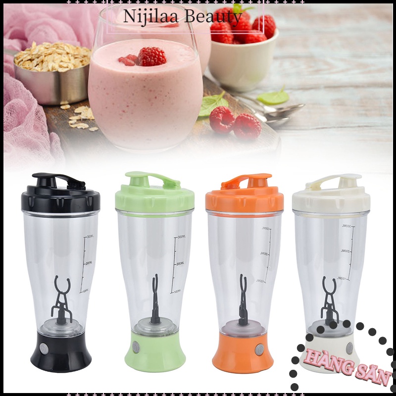 Nitrogen071 Cốc Tự Khuấy, Cốc Pha Đồ Uống Tự Động Đa Năng - Pha Cafe ,Trà, Dễ Dàng 350ml（không có pin）