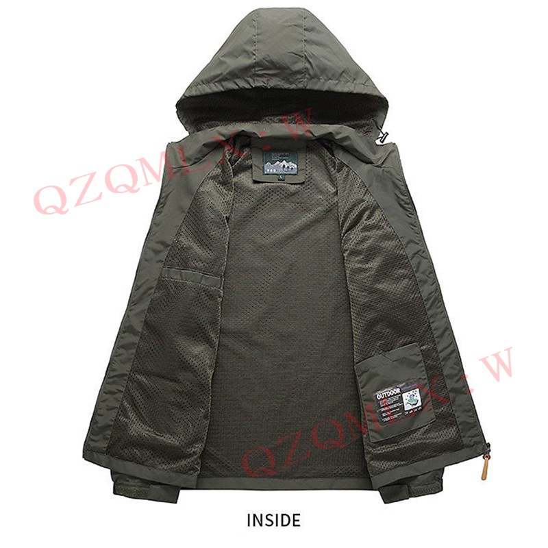 Áo Khoác Leo Núi The North Face Có Mũ Trùm Chống Gió / Thấm Nước / Chống Đứt Size M-5XL Cho Nam