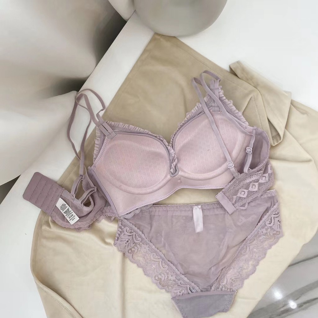 Áo Lót Ren Mềm Không Gọng Đệm Dày 4cm Nâng Ngực Thông Hơi B434