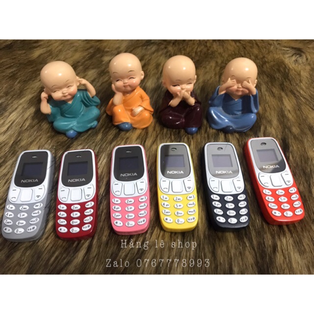 Điện thoại mini 2 sim siêu dễ thương 7 màu : vàng, đỏ, cam, xanh, xám, hồng, đen | BigBuy360 - bigbuy360.vn