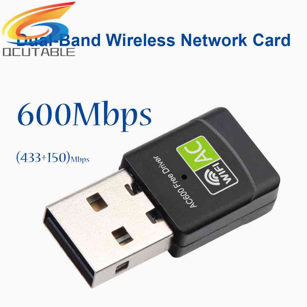 Thẻ Mạng Không Dây USB 600M Băng Tần Kép 2.4GHz 5GHz