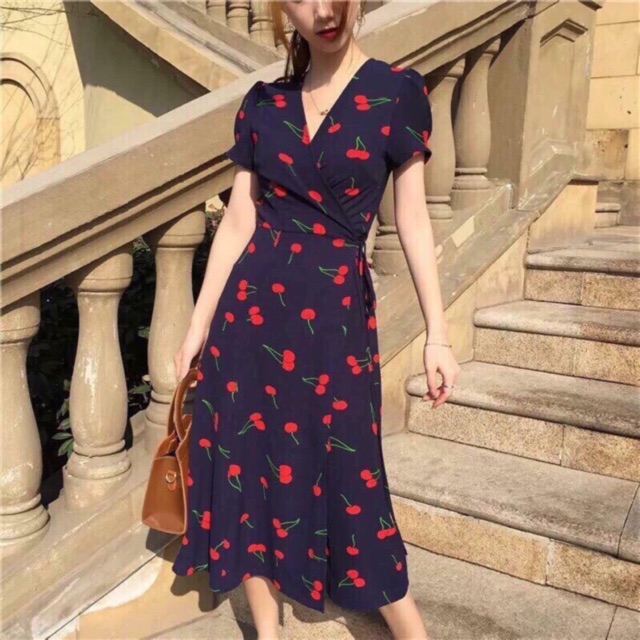 [Mã FATHANG5 giảm 10K đơn 50K] (KÈM ẢNH THẬT)🎈ĐẦM KIỀU MAXI CHERRY | BigBuy360 - bigbuy360.vn