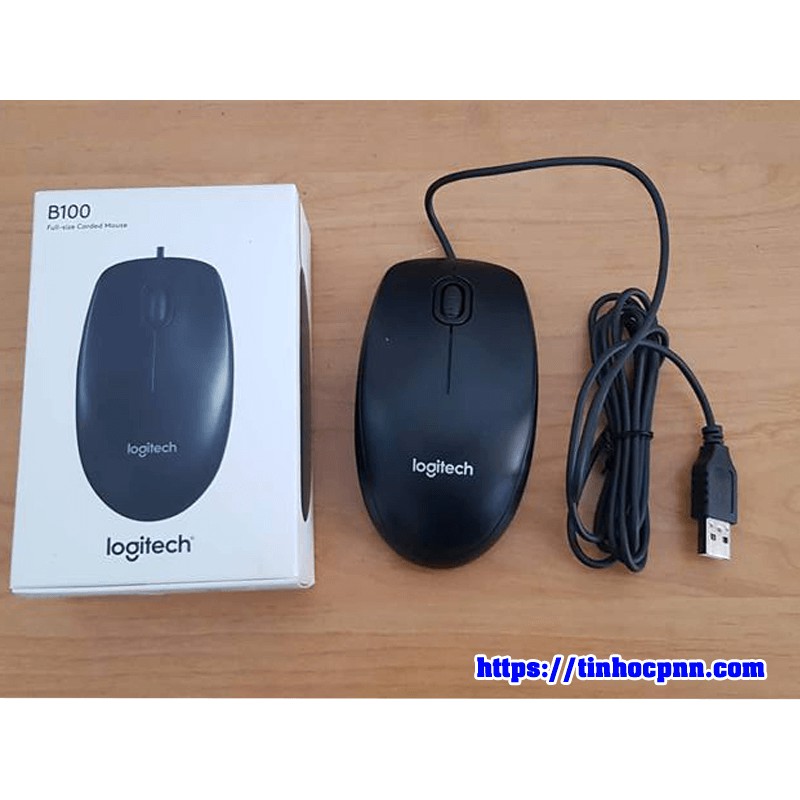 Chuột Logitech B100 BH 36 Tháng Chính Hãng Phân Phối.