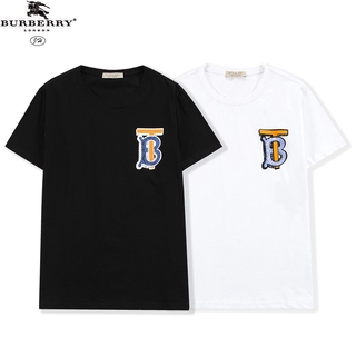 Bu Rb Erry Men and Women Couples Cotton Short Sleeve T-shirt Casual Tops