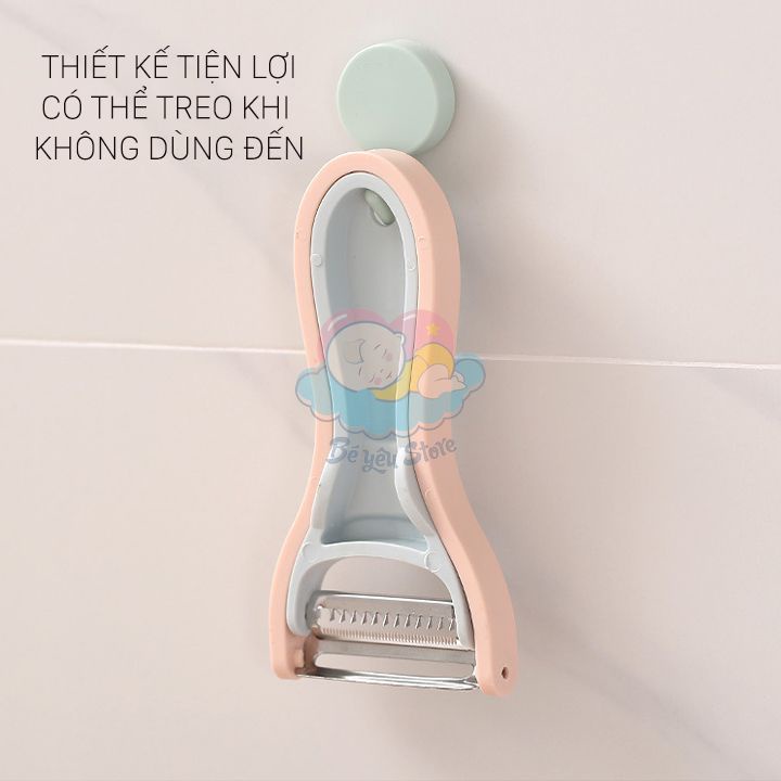 Combo 2 nạo gọt hoa quả tiện lợi, thông minh, dụng cụ không thể thiếu trong phòng bếp của bạn