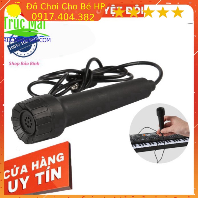 [SIÊU SALE] Đàn Piano Electronic Keyboard 61 Phím Kèm Mic Cho Bé ✅  Đồ Chơi Trẻ Em HP