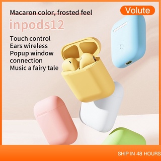 Tai nghe nhét trong không dây bluetooth 8 màu macaron mới 2021