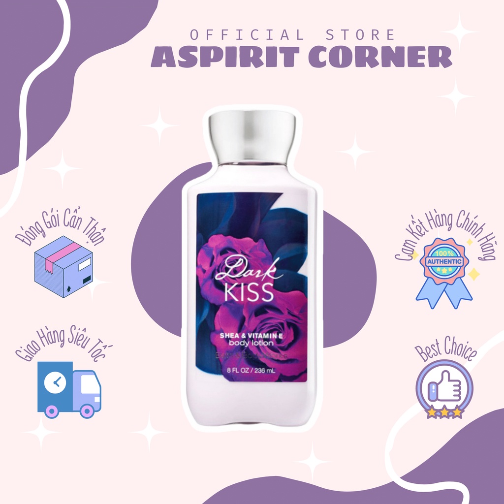 🌺🌺HOT SALE🌺🌺 Lotion Dưỡng Thể Bath & Body Works - Dark Kiss 236ml Từ Mỹ | BigBuy360 - bigbuy360.vn