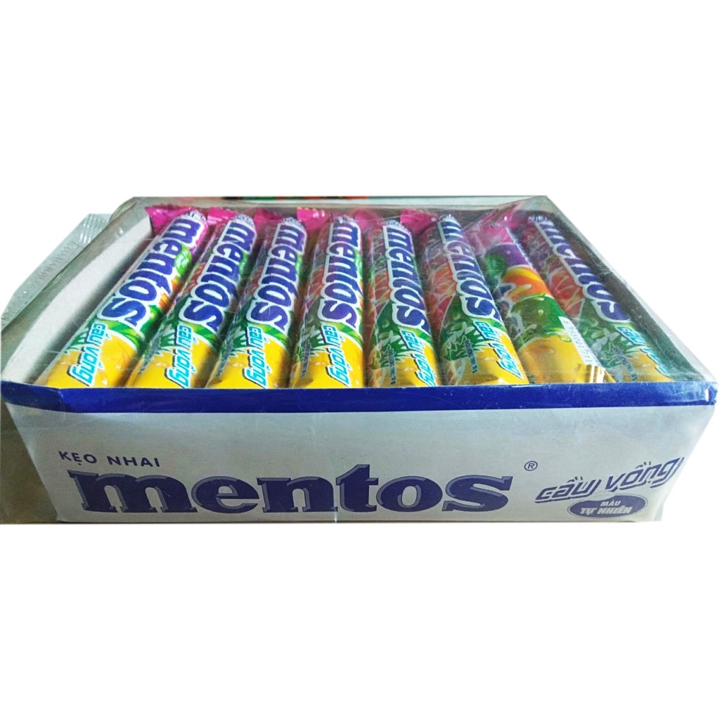 Kẹo Nhai Mentos Cầu Vồng Hương Trái Cây