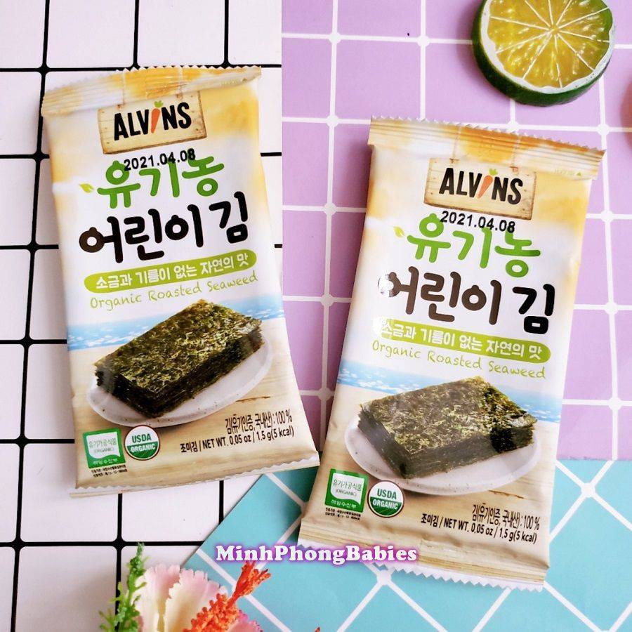 Rong Biển Hữu Cơ Tách Muối Alvins 15g