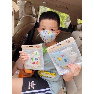 Set 10 khẩu trang 3d cute cho bé từ 3 tháng đến 10 tuổi, dành cho trẻ em