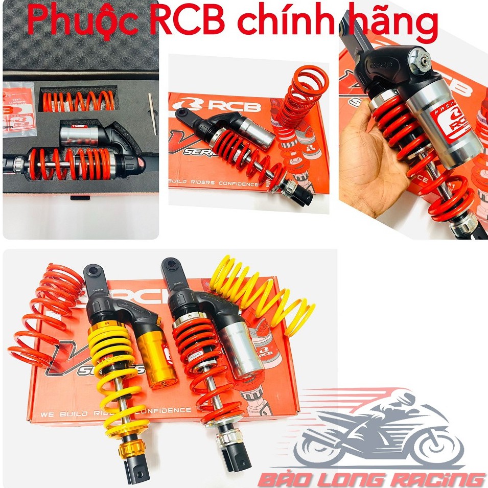 Phuộc RCB gắn Vario,click,Vision mẫu VD 2...(tặng kèm thêm 1 lò xo )