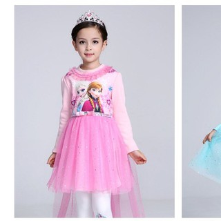 Váy elsa lót nỉ