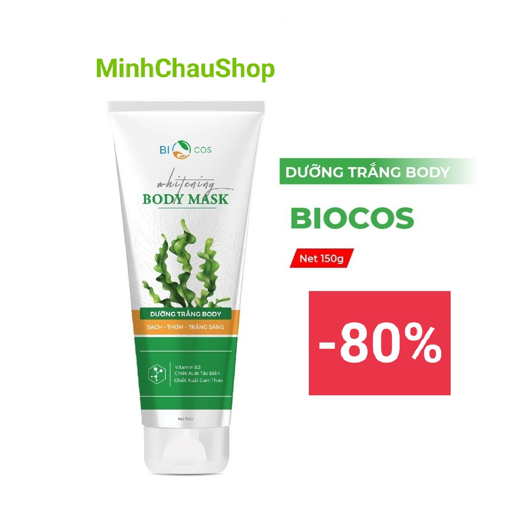 Kem ủ body dưỡng trắng da Biocos