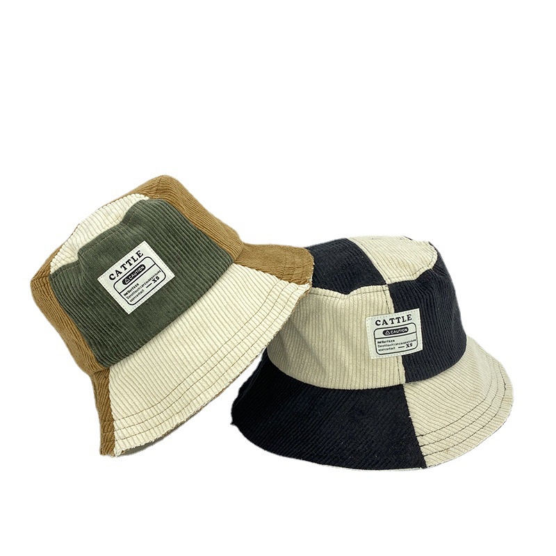 Mũ Bucket LINJW vải cotton thêu họa tiết thời trang nam và nữ cho hoạt động ngoài trời