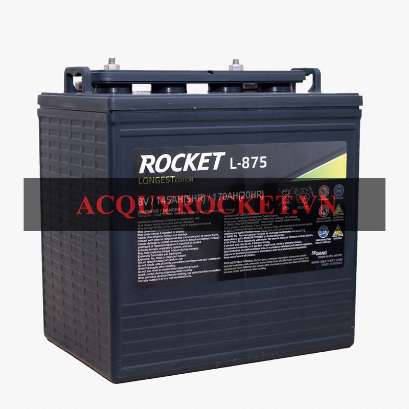 Ắc quy Xe điện Golf cart Rocket L-875 8v 170Ah