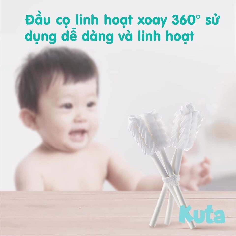 Rơ lưỡi Kuta cho bé (gạc rơ lưỡi tưa lưỡi Kuta) hộp 30 chiếc