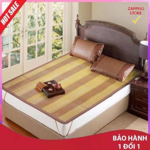 Sale Chiếu điều hòa sợi mây, Chiếu điều hòa 1m6  - Bảo hành 1 đổi 1